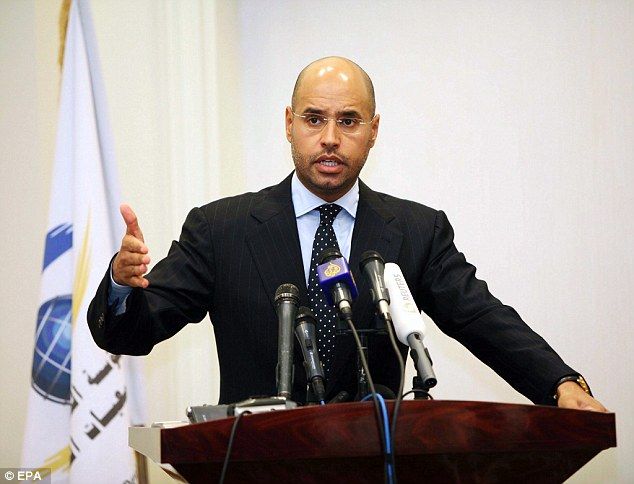 Saif Al Islam Gadafi. Foto: EPA.