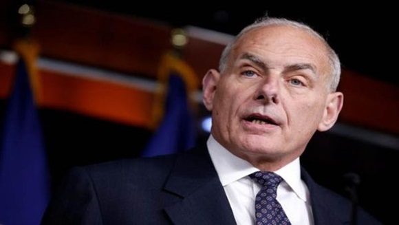Kelly era el secretario de Seguridad Nacional de la Administración Trump. | Foto: Reuters.