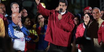 Nicolás Maduro celebra el triunfo en las elecciones de la Asamblea Nacional Constituyente. Foto: Prensa Presidencial.