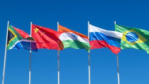 Banderas de los países miembros del grupo BRICS.Oleg Elkov / Legion-
