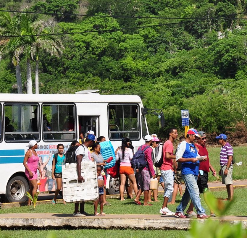 INAUGURACIÓN VERANO Foto 3- Nilvia se siente satisfecha con el transporte público