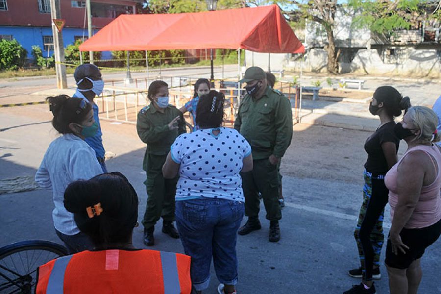 Recorrido del CDM por centros de aislamiento y zonas en cuarentena, fotos Yesmanis Vega Ávalos_9