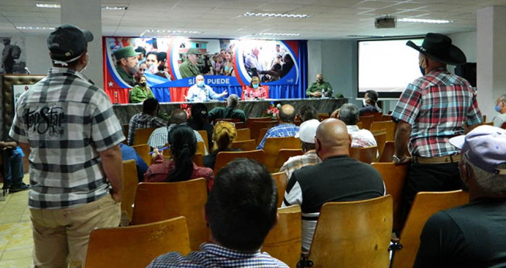 Encuentro con agricultores.Foto Yoandris Delgado Matos