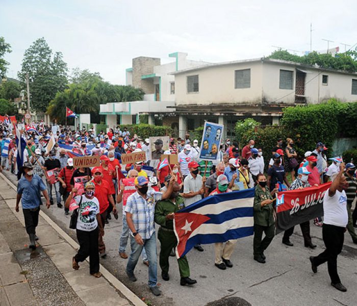 Marcha contra el imperialismo.Foto Yoandris Delgado Matos