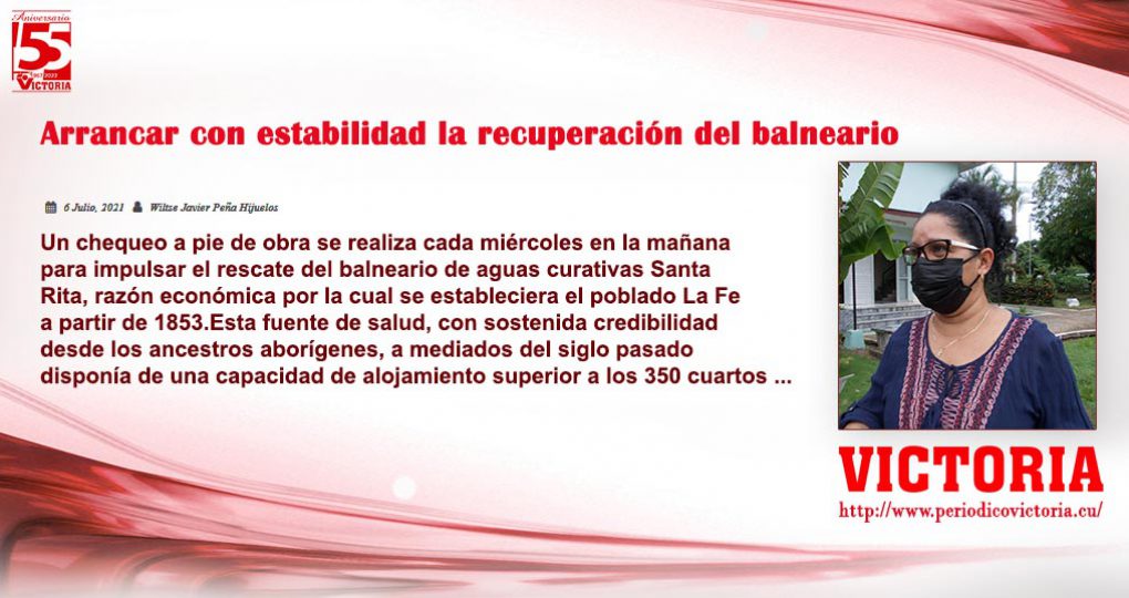 Arrancar con estabilidad la recuperación del balneario