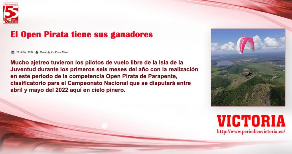 El Open Pirata tiene sus ganadores