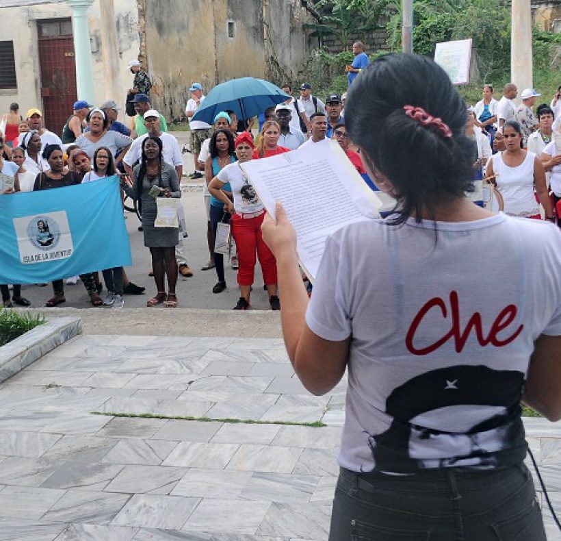 Aniversario sexto de la partida física de Fidel. Foto Yoandris Delgado Matos (12)