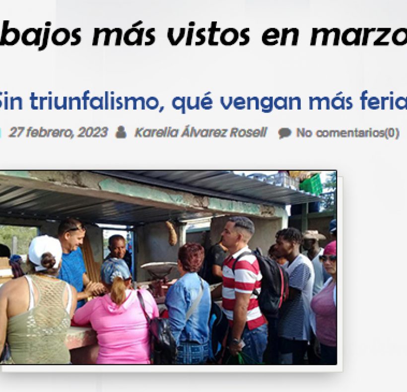 TRabajos mas visitados marzo-Sin triunfalismo