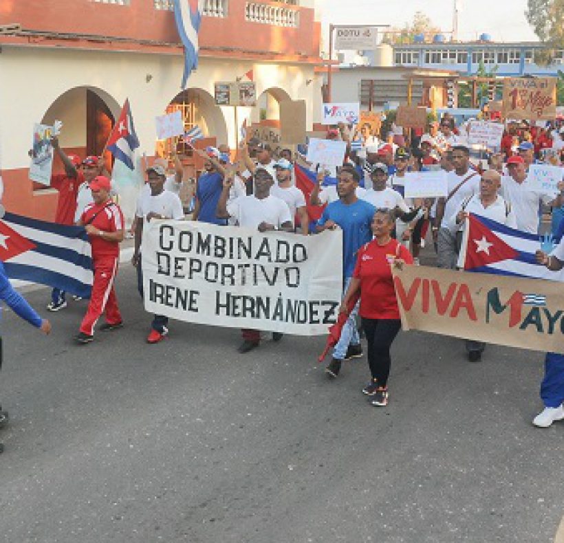 Desfile por el 1ro de Mayo. Foto Yoandris Delgado Matos (1)