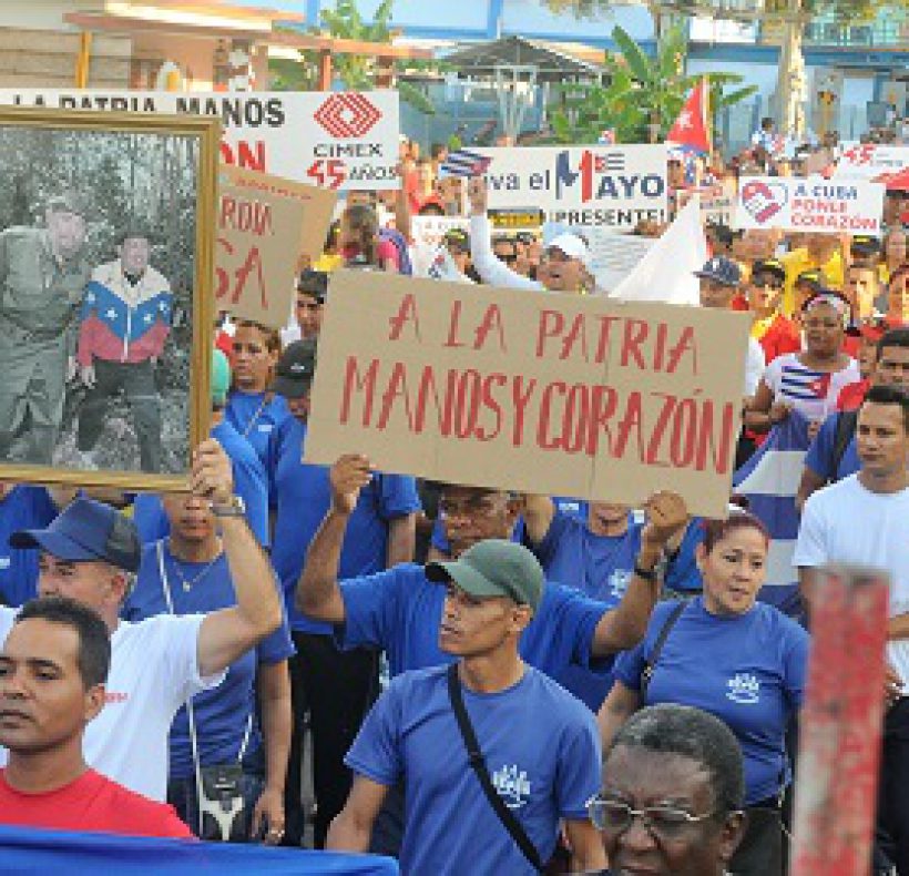 Desfile por el 1ro de Mayo. Foto Yoandris Delgado Matos (7)