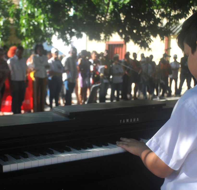 Homenaje a los 5 héroes. Foto Yoandris Delgado Matos.