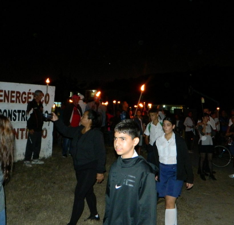 Marcha de las antorchas. Foto Yoandris Delgado Matos