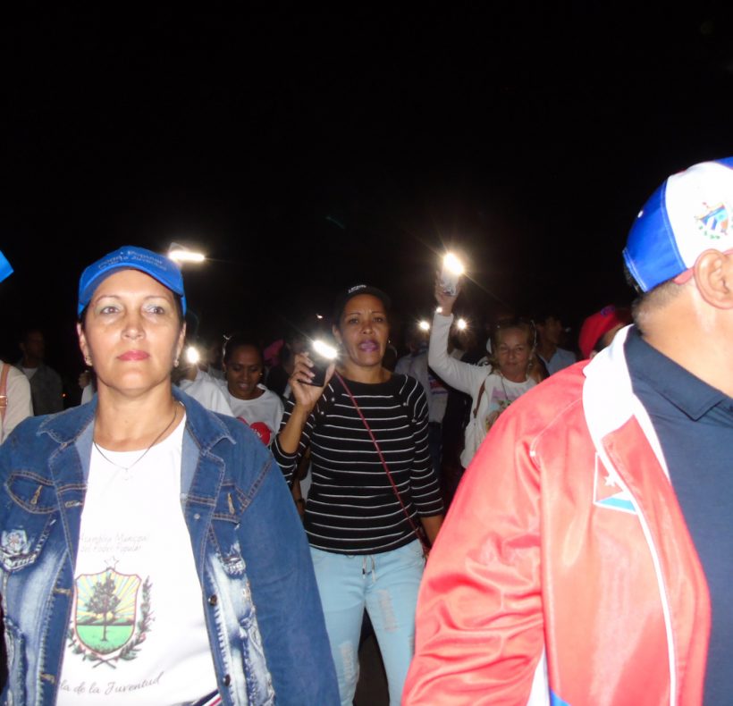 Marcha de las antorchas.Foto Yoandris Delgado Matos