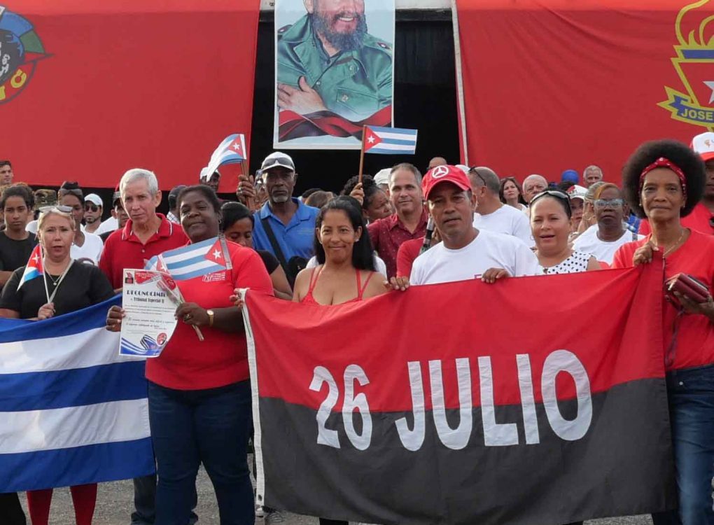 Acto por el 26 de Julio. Foto Yoandris Delgado Matos 10