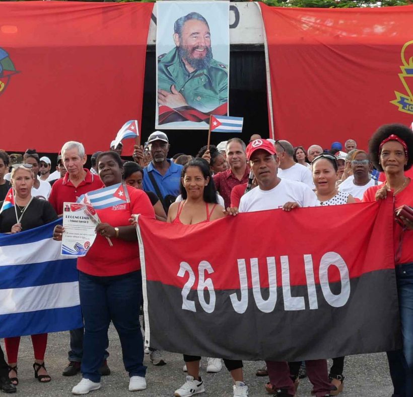 Acto por el 26 de Julio. Foto Yoandris Delgado Matos 10